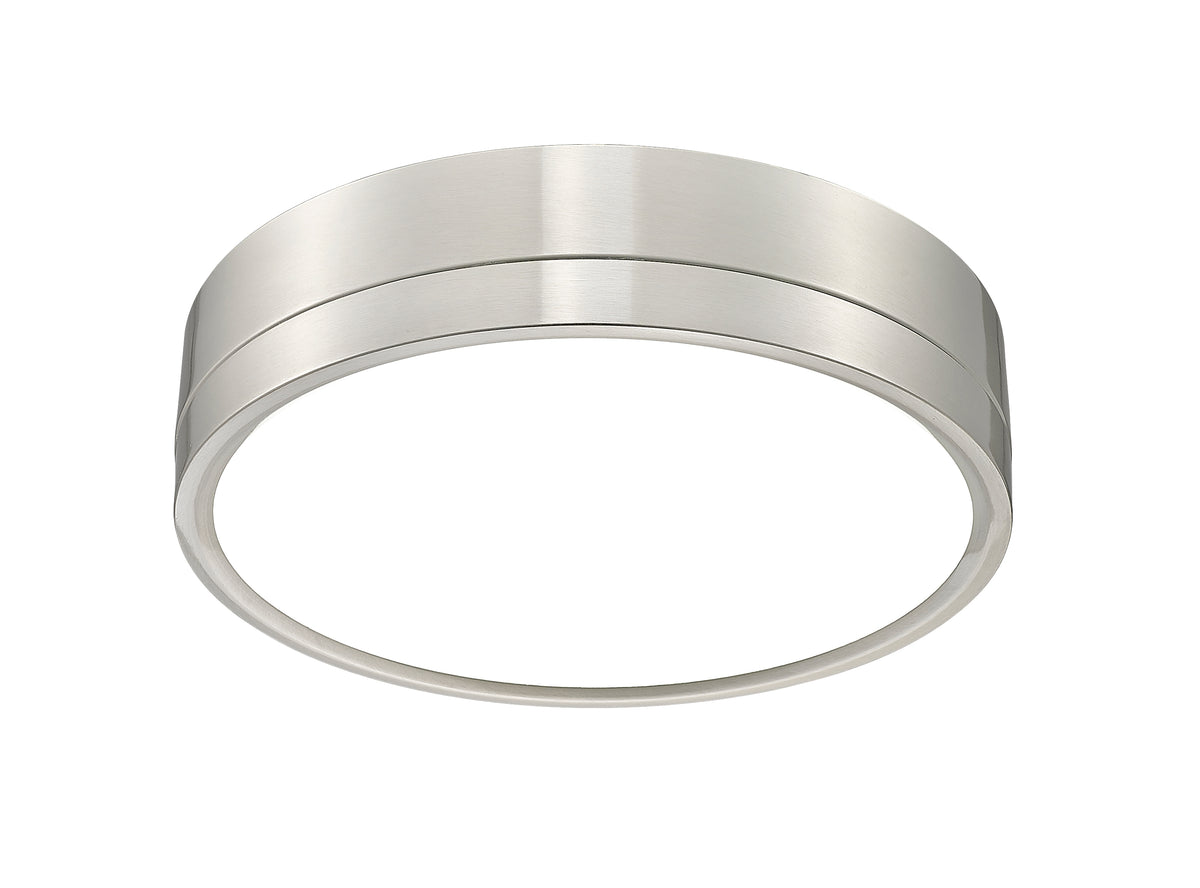Plafonnier Algar Nickel brossé, 12" – vue 5