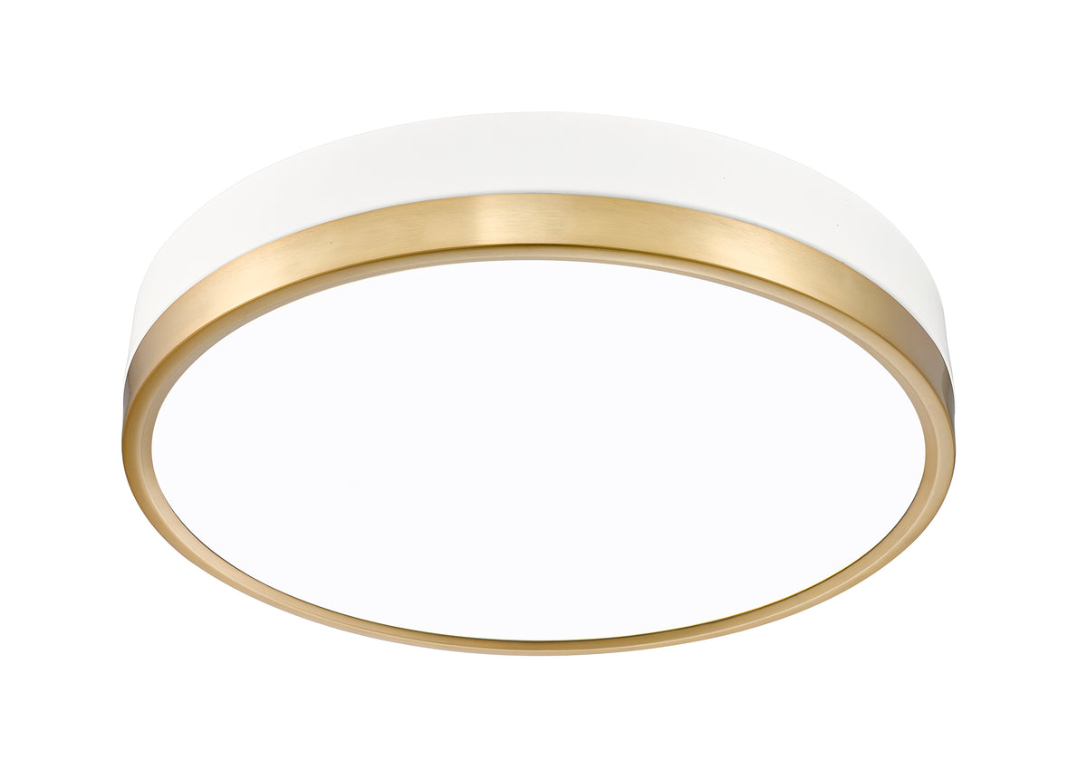 Plafonnier Algar Blanc mat + Or moderne, 16" – vue 5