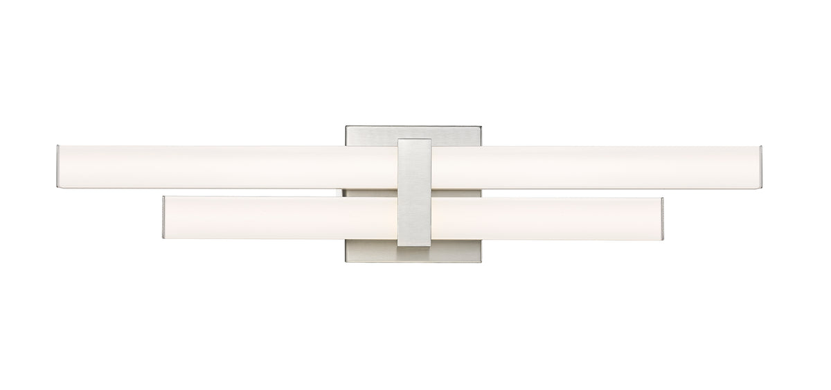 Barre d'éclairage de salle de bain Zane Nickel brossé, 25" – vue 5