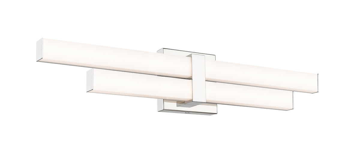 Barre d'éclairage de salle de bain Zane Chrome, 25" – vue 4