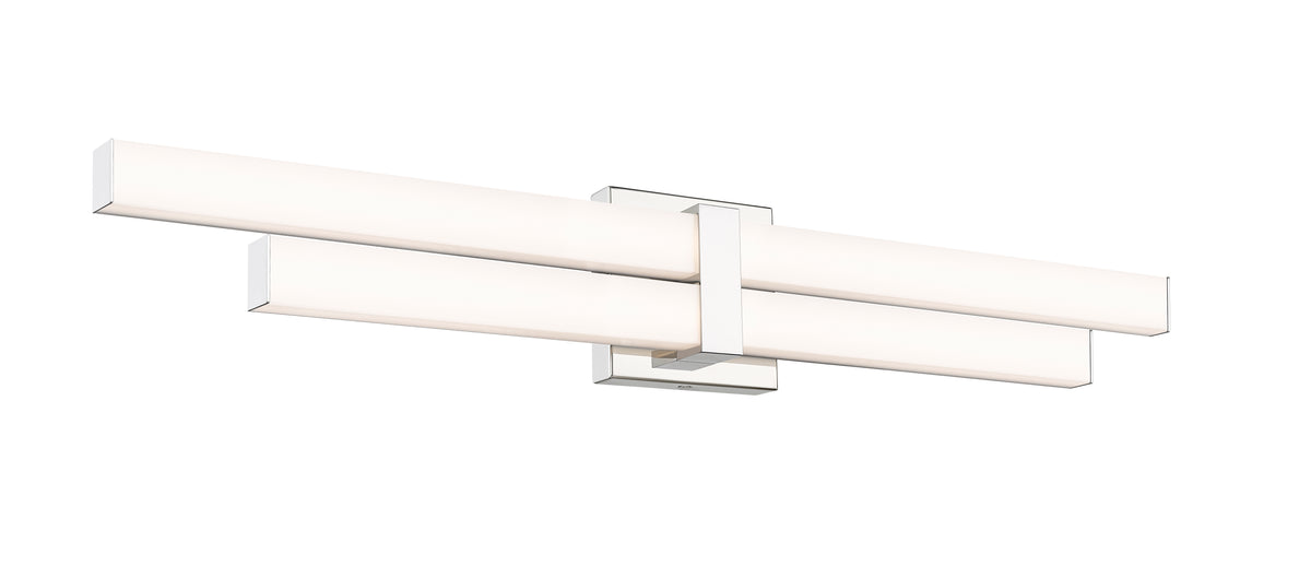 Barre d'éclairage de salle de bain Zane Chrome, 32" – vue 4