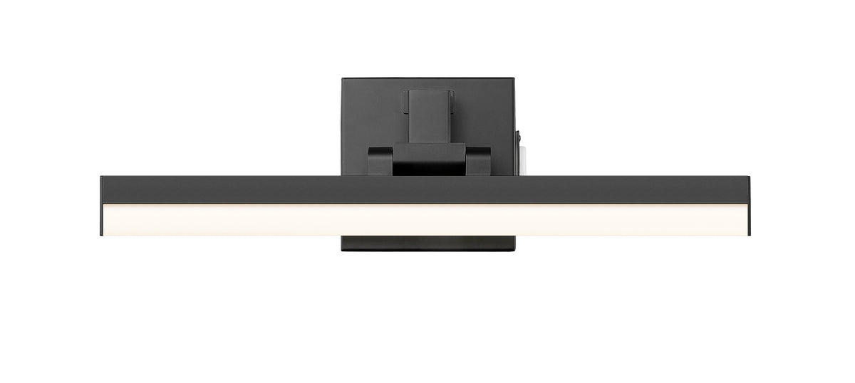 Barre d'éclairage de salle de bain Liam Noir mat, 18" – vue 5