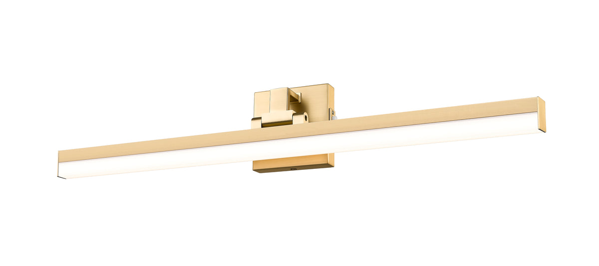Barre d'éclairage de salle de bain Liam Or moderne, 32" – vue 4