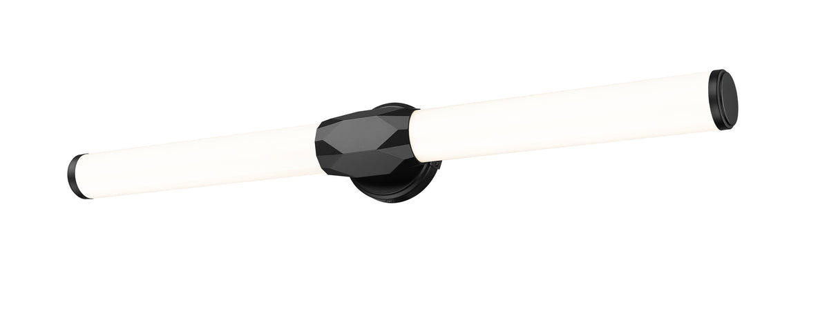 Barre d'éclairage de salle de bain Cooper Noir mat, 32" – vue 4