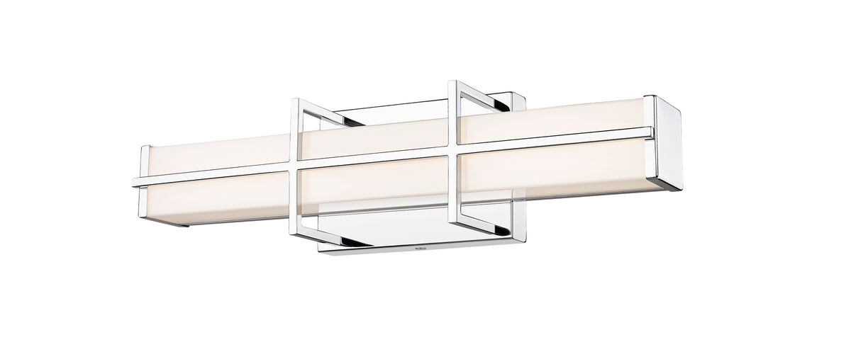 Barre d'éclairage de salle de bain Harrison Chrome, 18" – vue 4