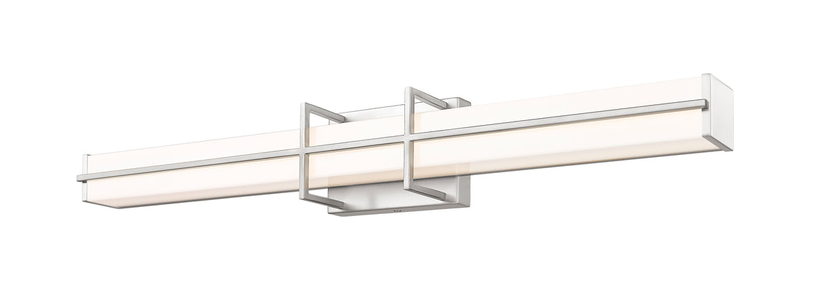 Barre d'éclairage de salle de bain Harrison Nickel brossé, 32" – vue 4