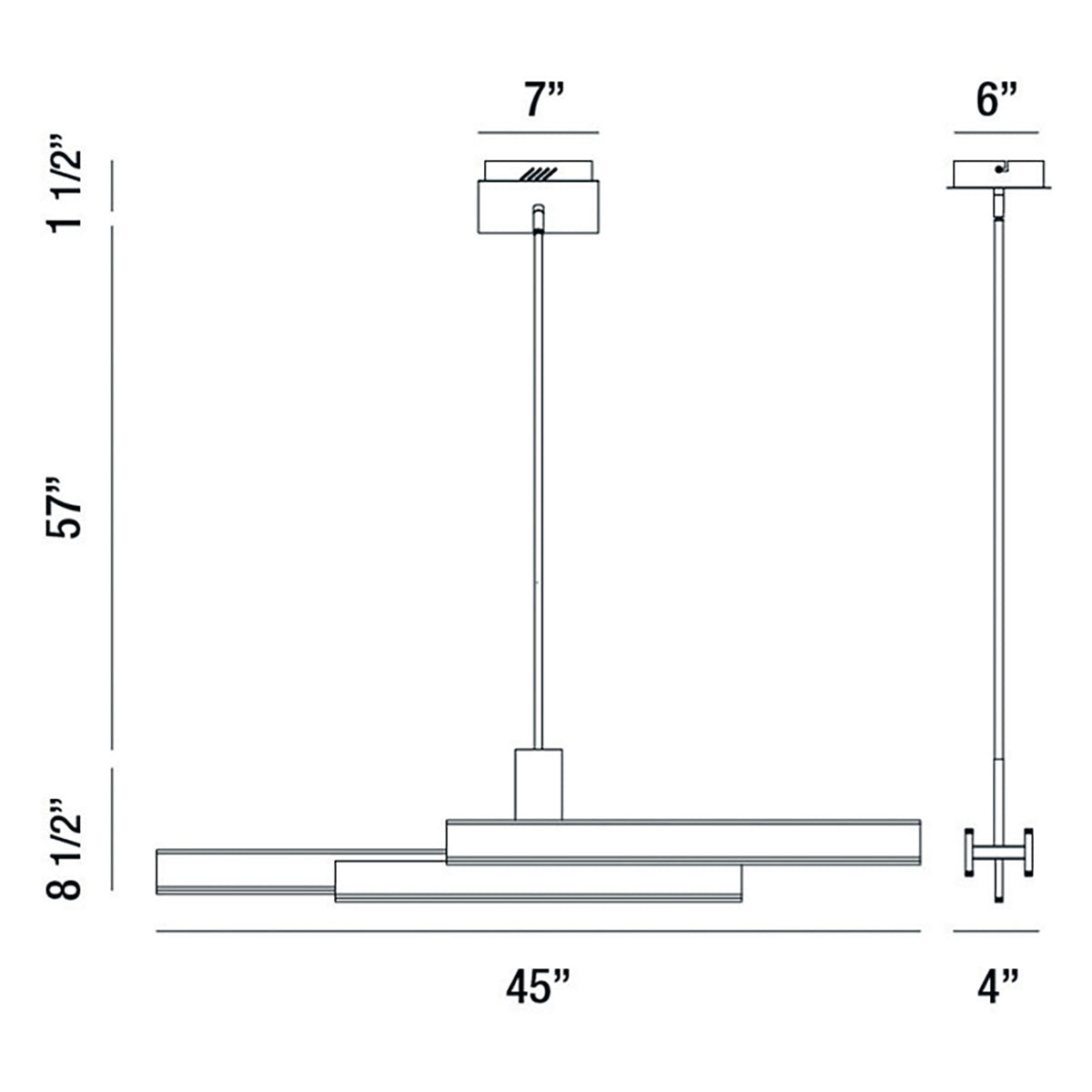Suspension linéaire Cameno