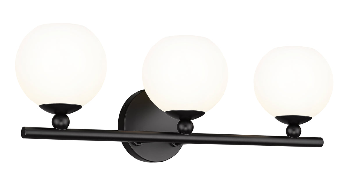 Luminaire de vanité Neoma Noir mat, 21 3/4" – vue 4