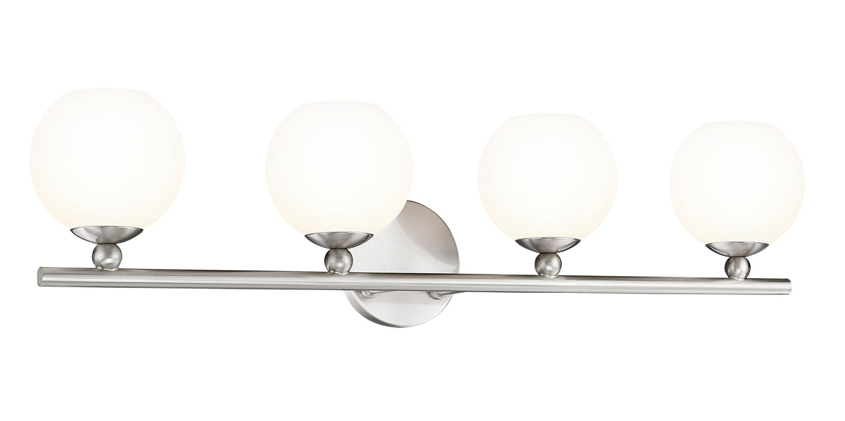 Luminaire de vanité Neoma Nickel brossé, 30" – vue 4
