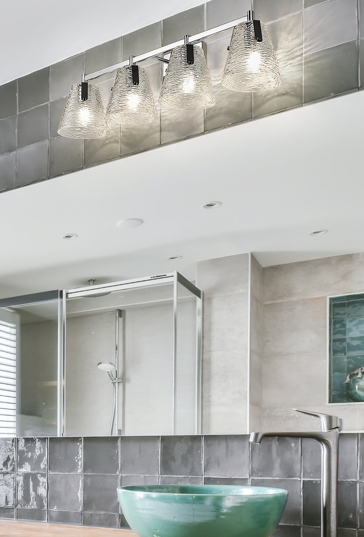 Luminaire de vanité Analia Chrome, 36" – vue 2