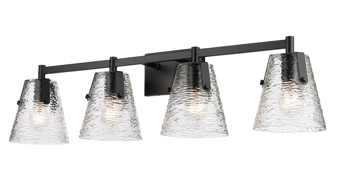Luminaire de vanité Analia Noir mat, 36" – vue 4