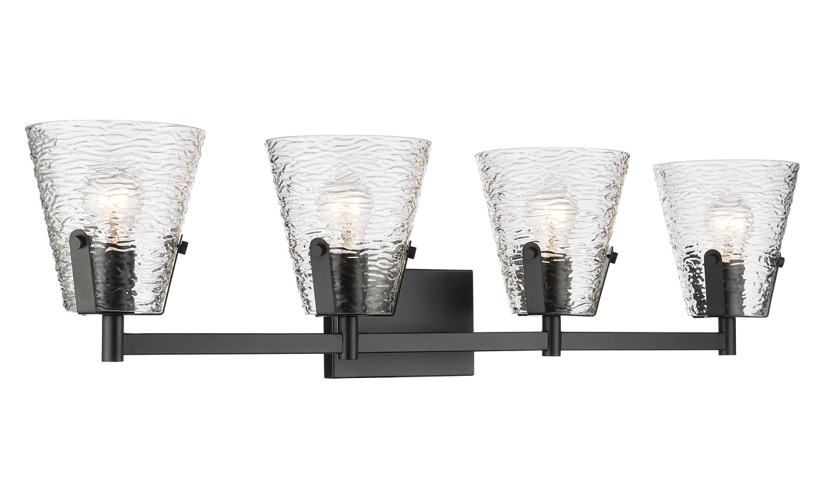 Luminaire de vanité Analia Noir mat, 36" – vue 5