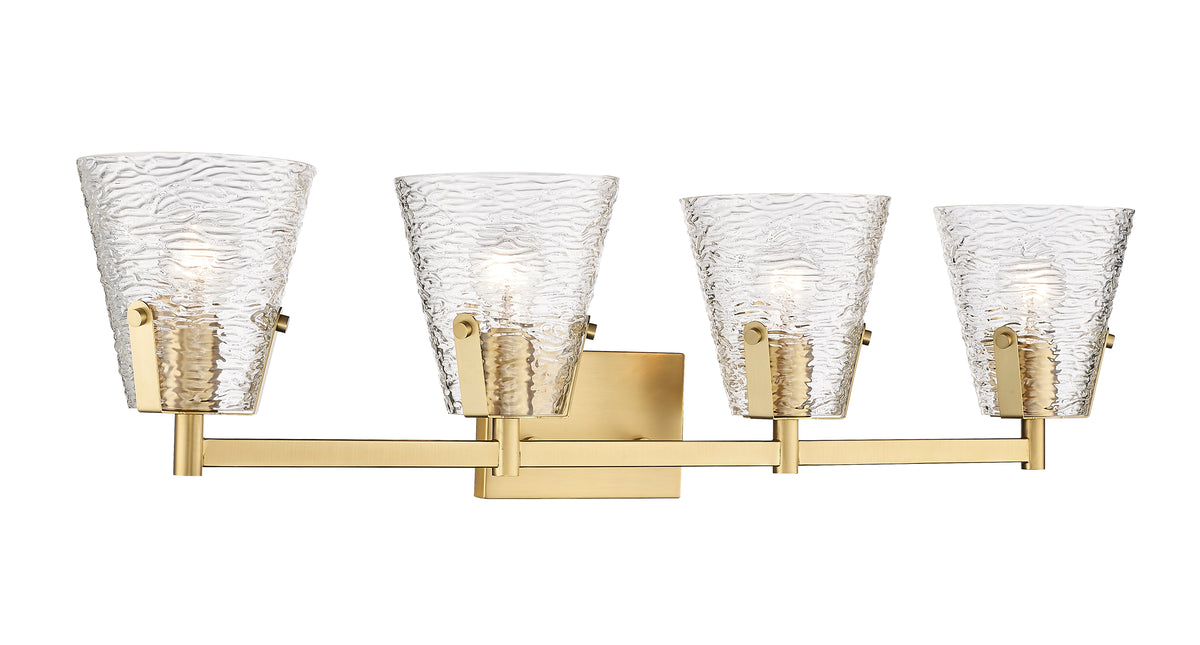 Luminaire de vanité Analia Or moderne, 36" – vue 5