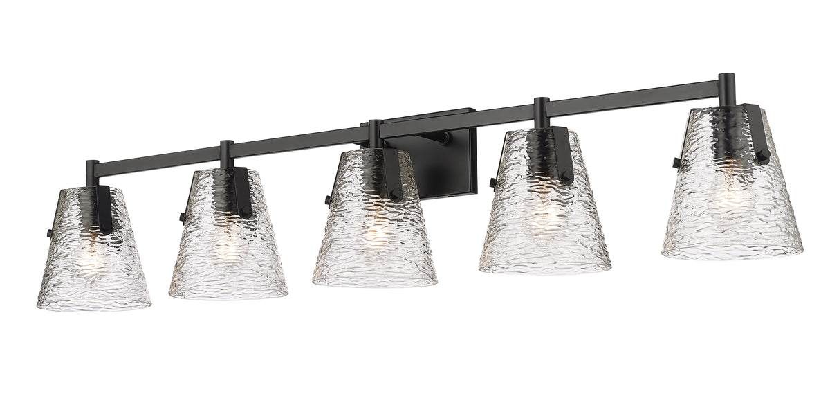 Luminaire de vanité Analia Noir mat, 45 3/4" – vue 4