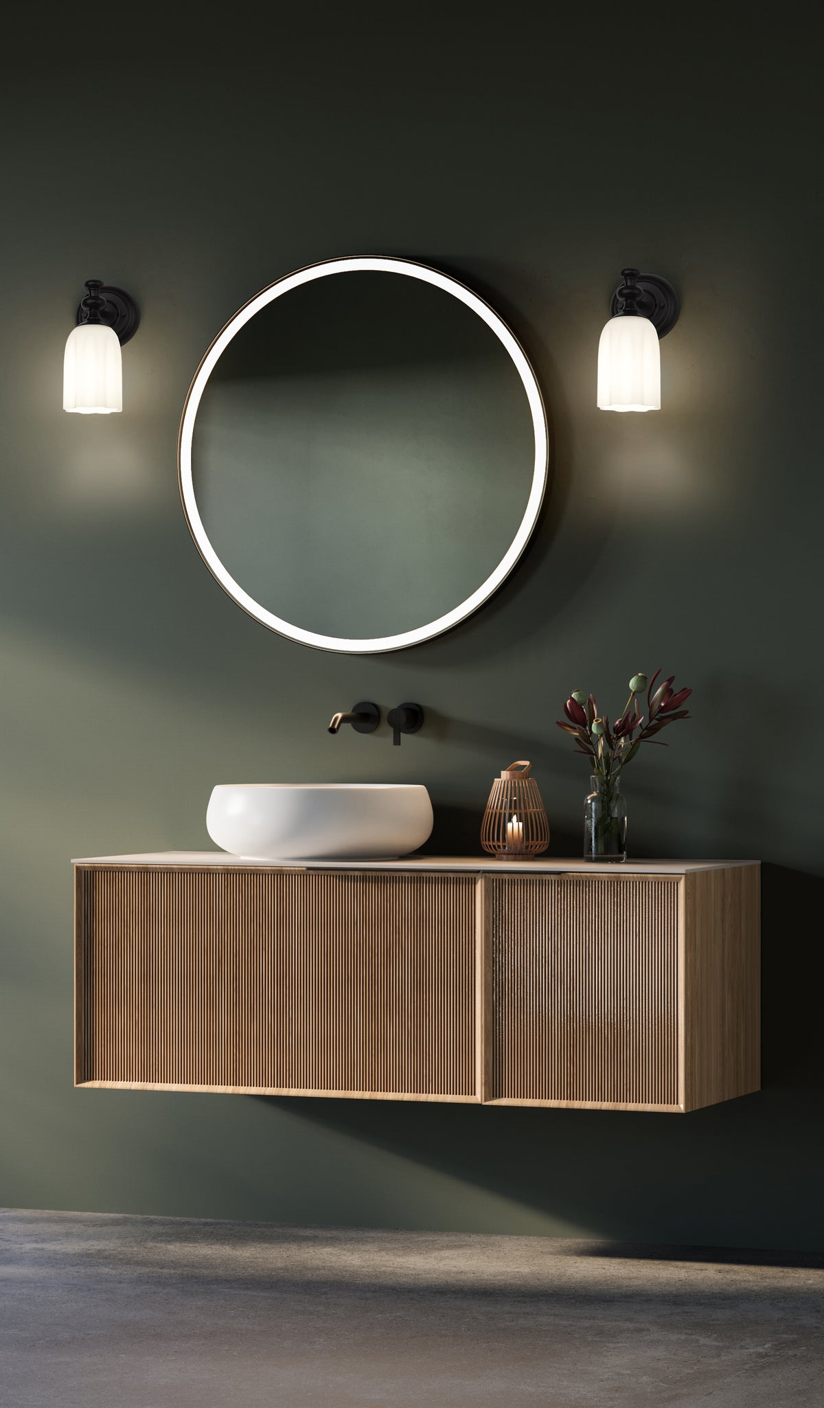 Applique murale Orion Noir mat – vue 2