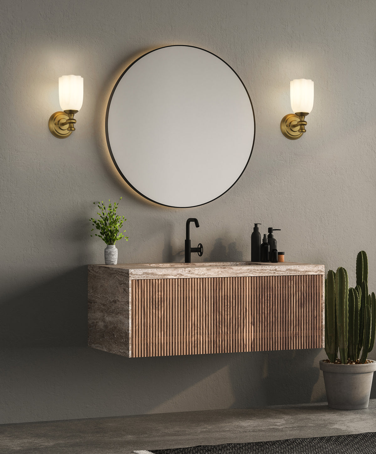 Applique murale Orion Or moderne – vue 3