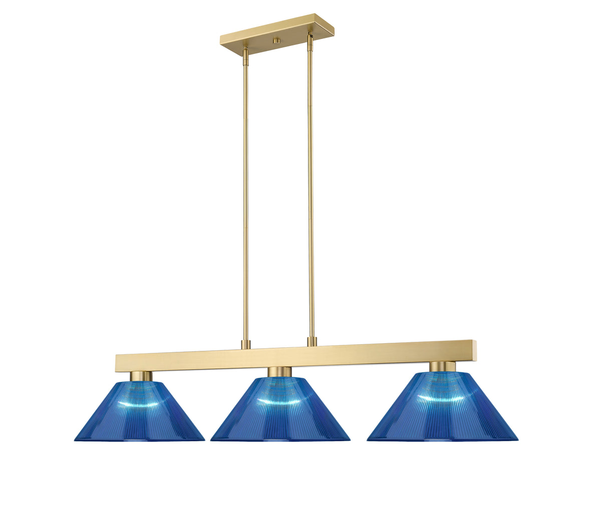 Suspension linéaire Cobalt Bleu foncé, 14 1/4" – vue 4