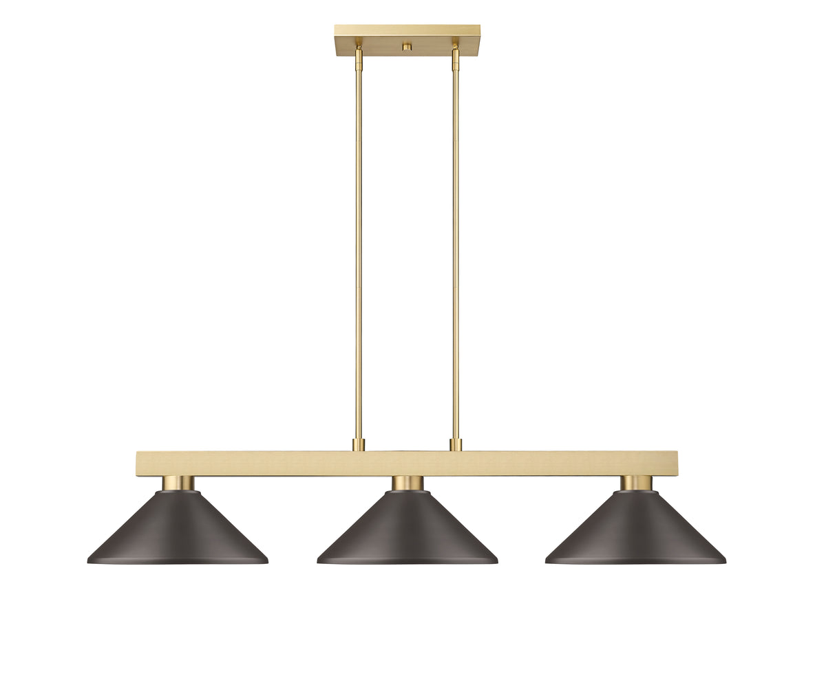 Suspension linéaire Cobalt Bronze, 14 1/4" – vue 3