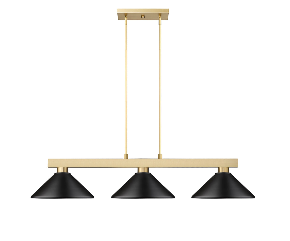Suspension linéaire Cobalt Noir mat, 14 1/4" – vue 3