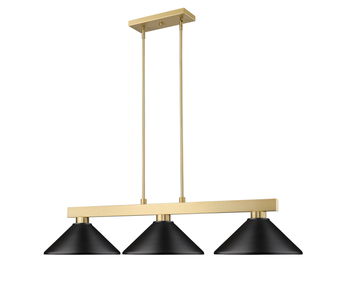 Suspension linéaire Cobalt Noir mat, 14 1/4" – vue 4