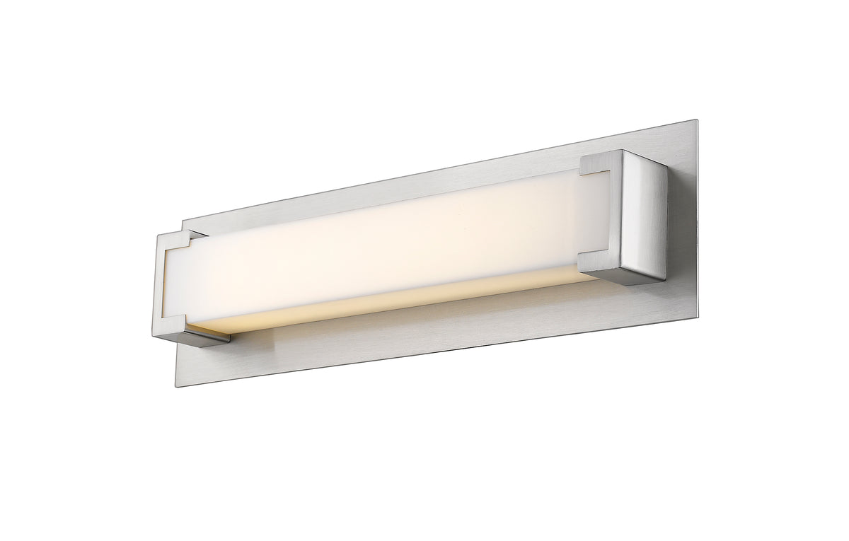 Barre d'éclairage de salle de bain Elara Nickel brossé – vue 3