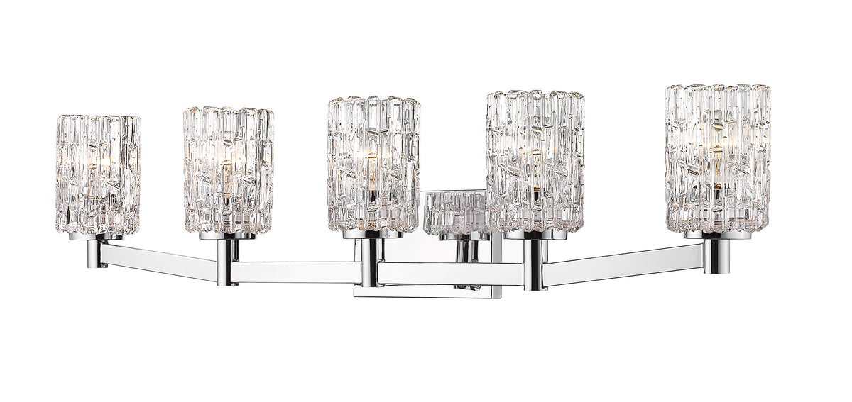 Luminaire de vanité Aubrey Chrome, 40 3/4" – vue 5
