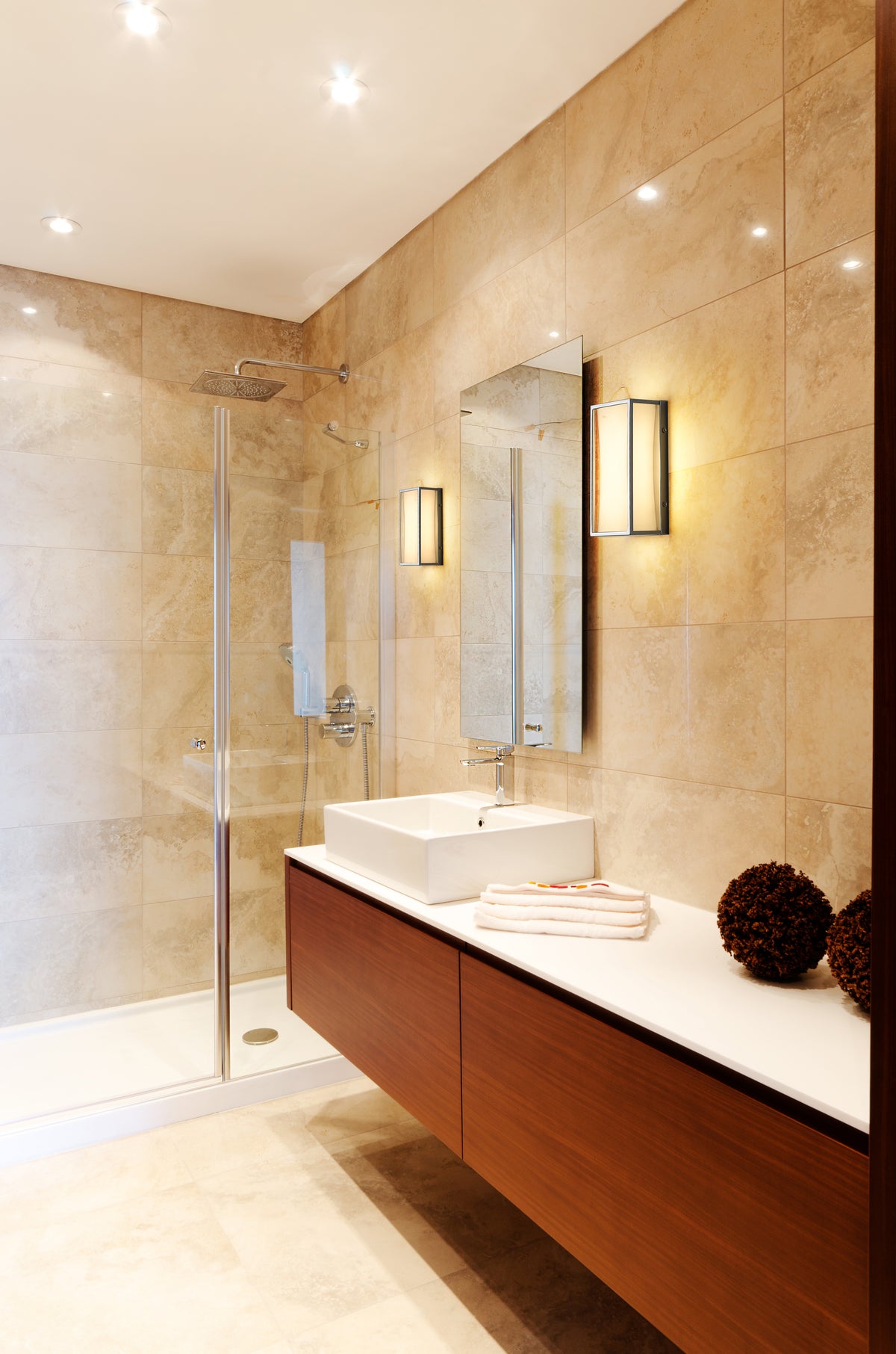 Barre d'éclairage de salle de bain Baden Chrome, 10" – vue 2