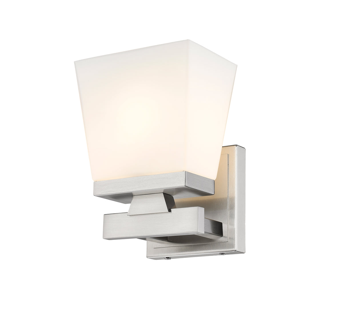 Applique murale Astor Nickel brossé, Opale givrée – vue 5