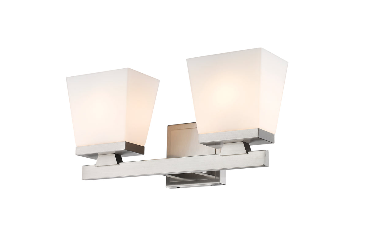 Luminaire de vanité Astor Nickel brossé, Opale givrée, 16" – vue 5
