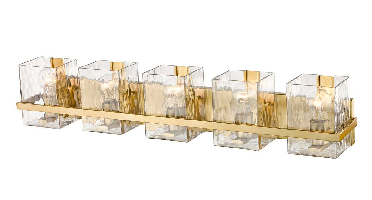 Luminaire de vanité Bennington Or moderne, 36 1/4" – vue 4