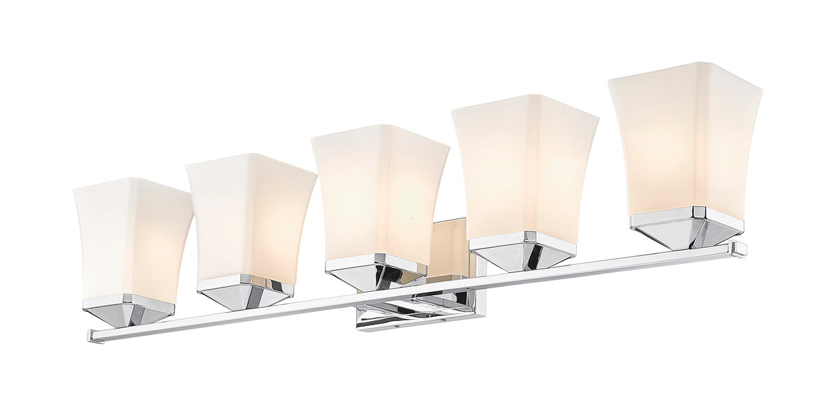 Luminaire de vanité Darcy Chrome, 38" – vue 4
