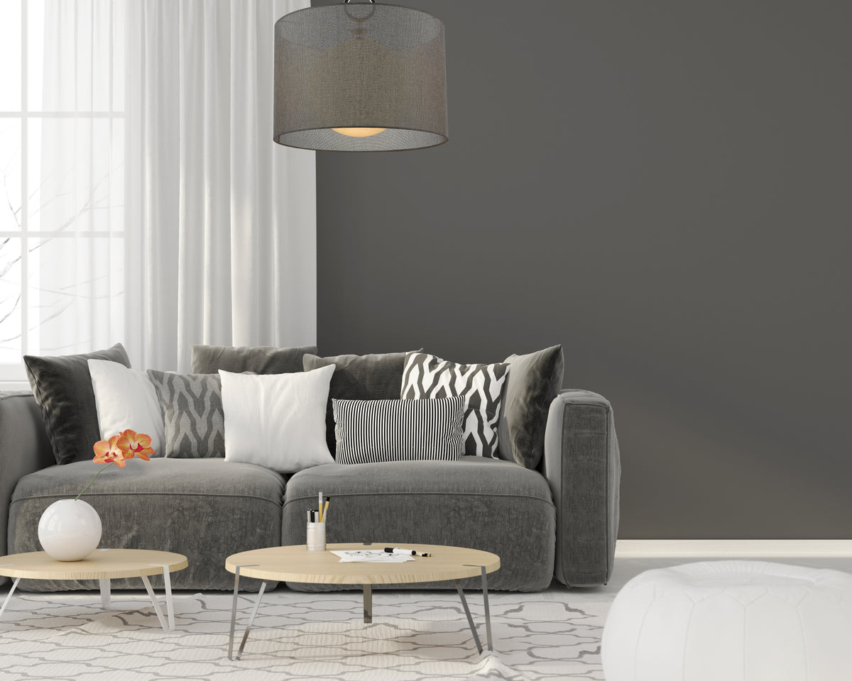 Suspension Arosia Gris, 24" – vue 2