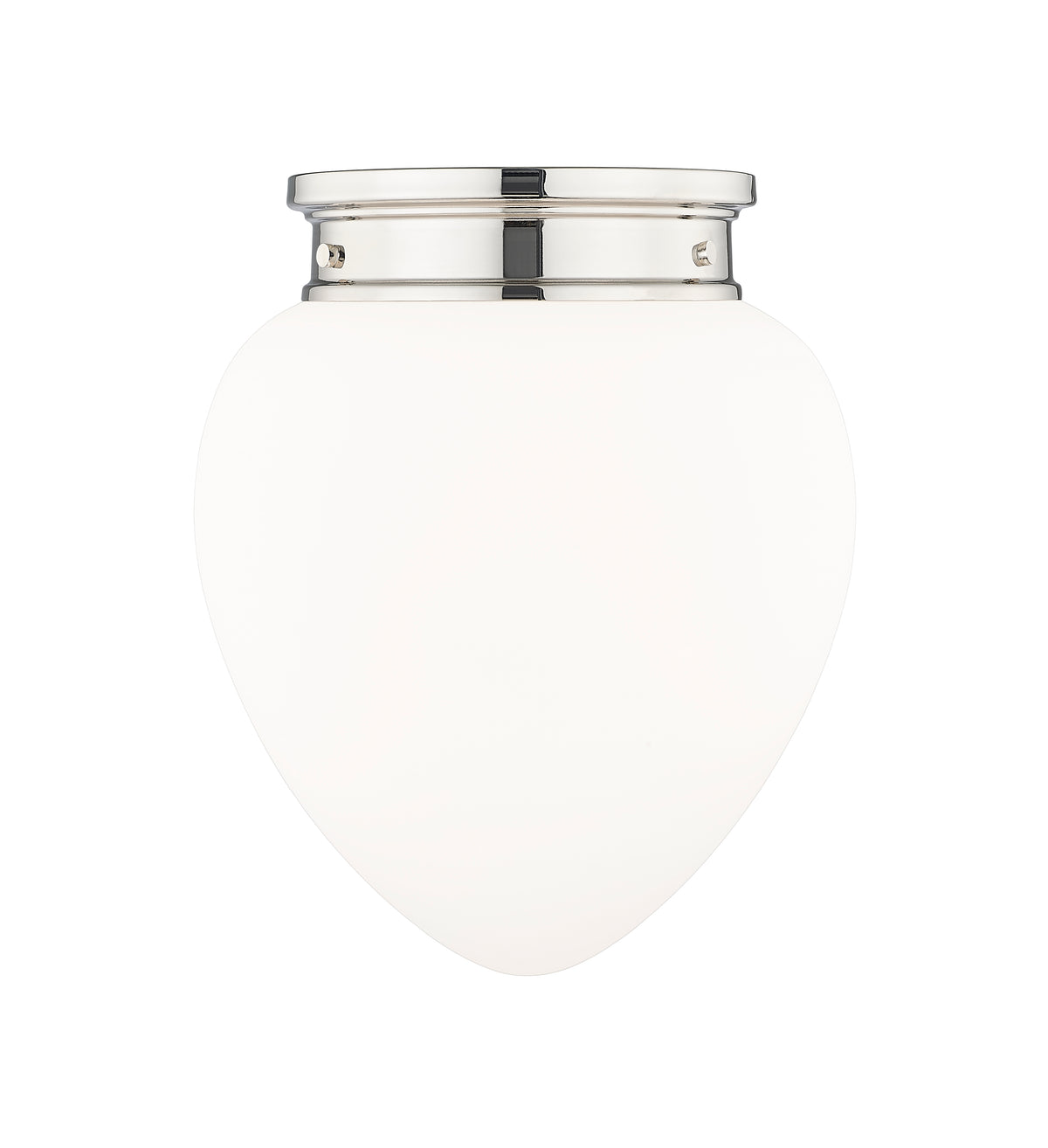 Plafonnier Gideon Nickel poli, 12 1/2" – vue 4