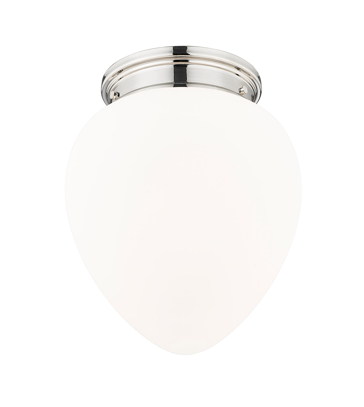 Plafonnier Gideon Nickel poli, 12 1/2" – vue 5