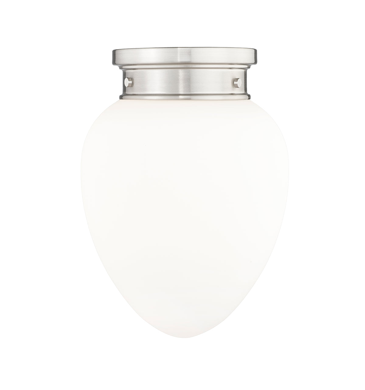 Plafonnier Gideon Nickel brossé, 10" – vue 4