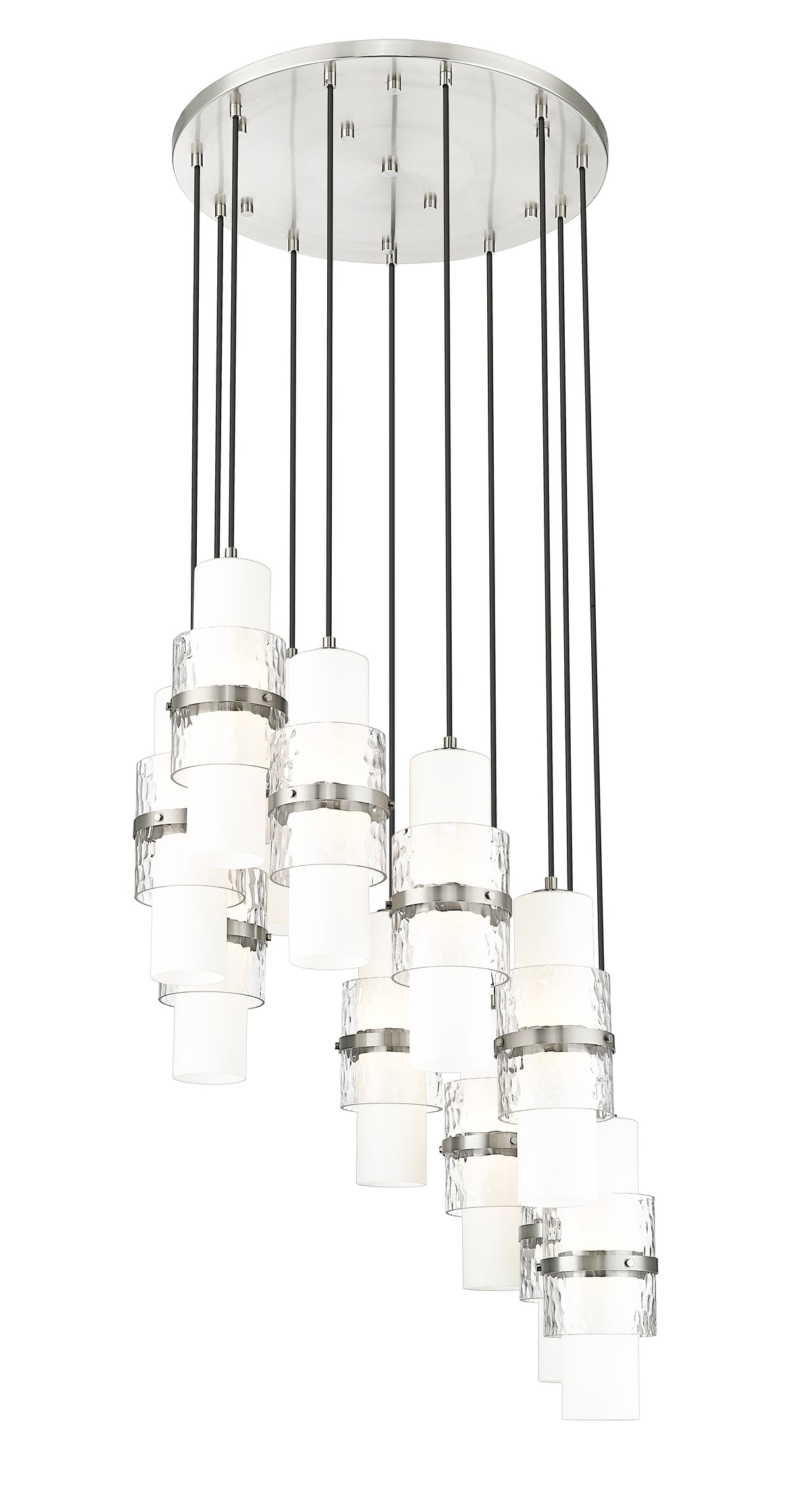 Lustre Cayden Nickel brossé, 24" – vue 5