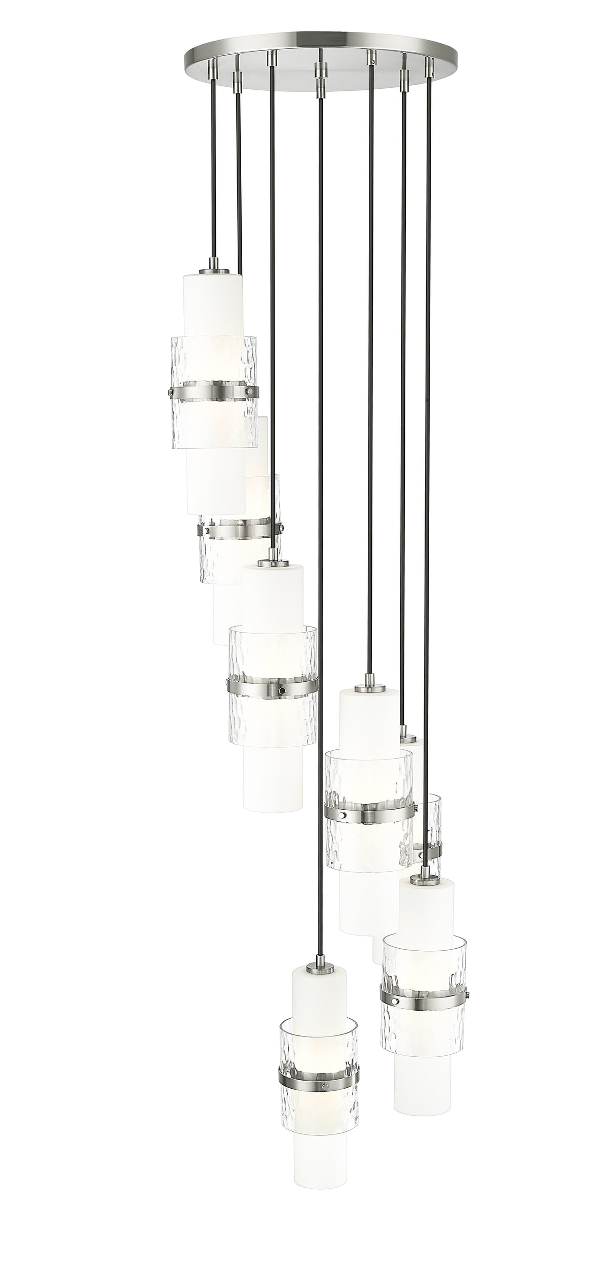 Lustre Cayden Nickel brossé, 18" – vue 4