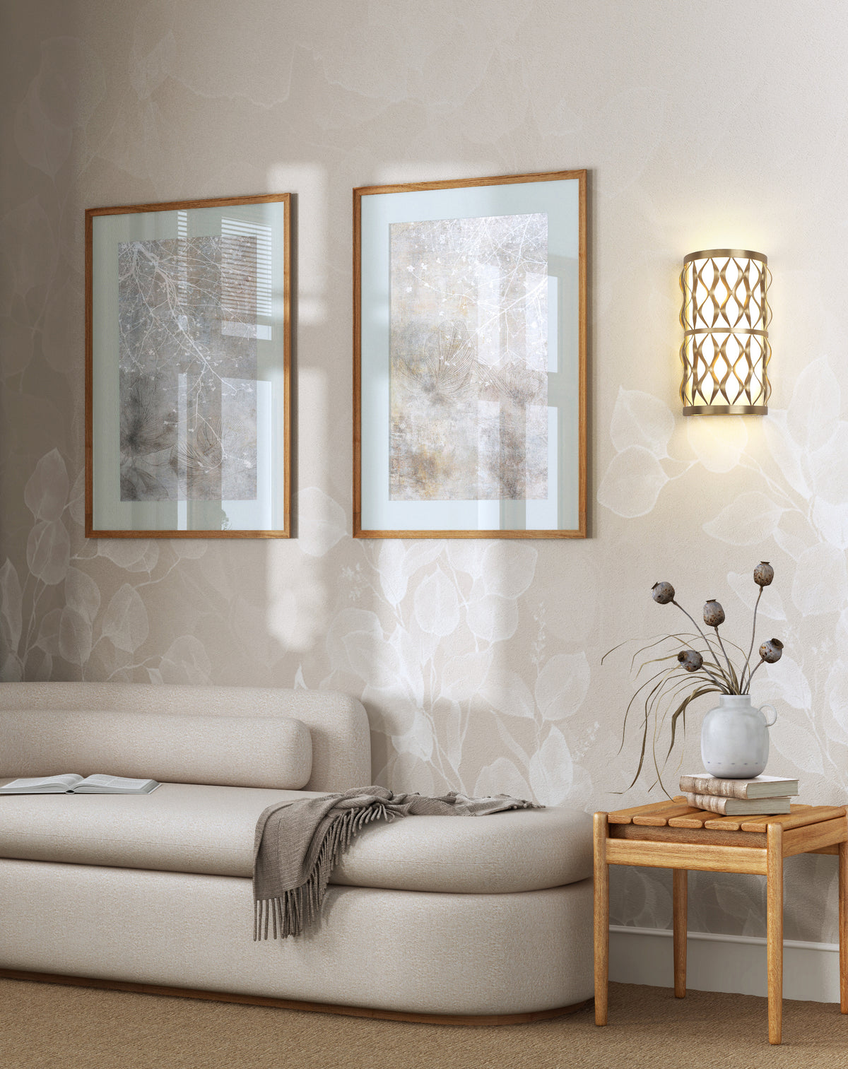 Applique murale Harden Or moderne, nombre ampoules 2 – vue 2