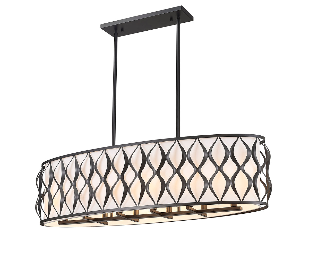 Suspension linéaire Harden Noir mat – vue 4