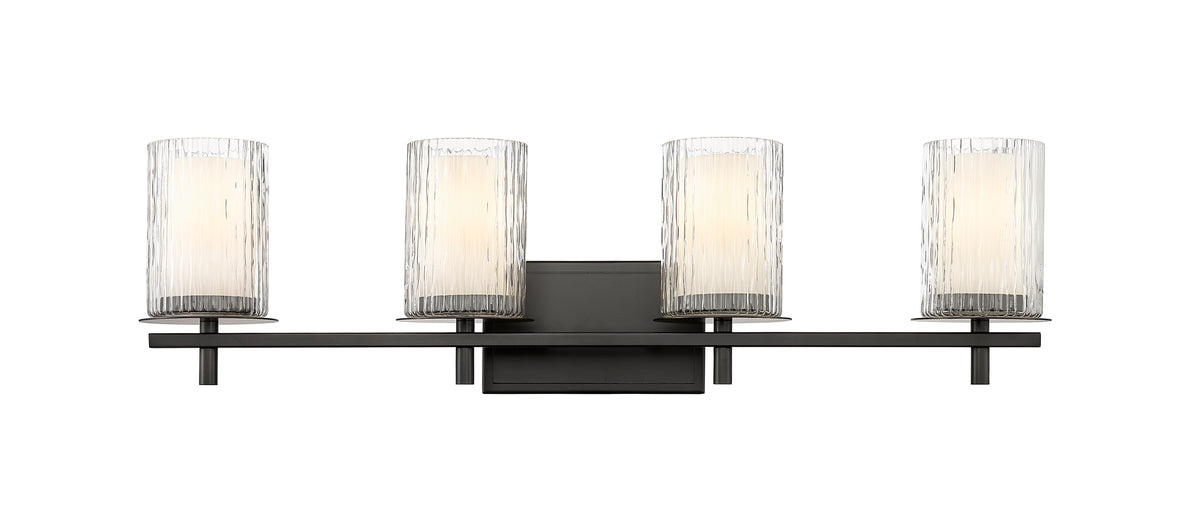 Luminaire de vanité Grayson Noir mat, 31" – vue 5