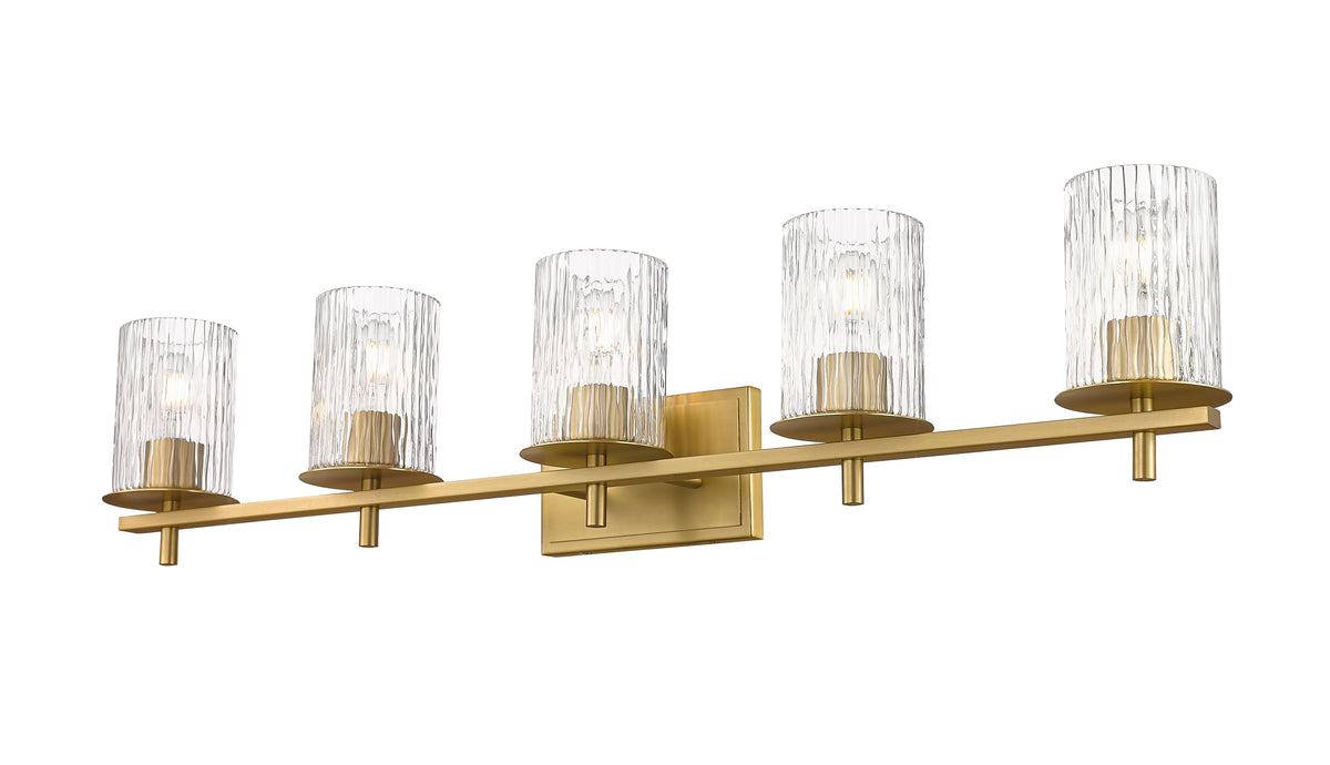 Luminaire de vanité Grayson Or moderne, 40" – vue 4