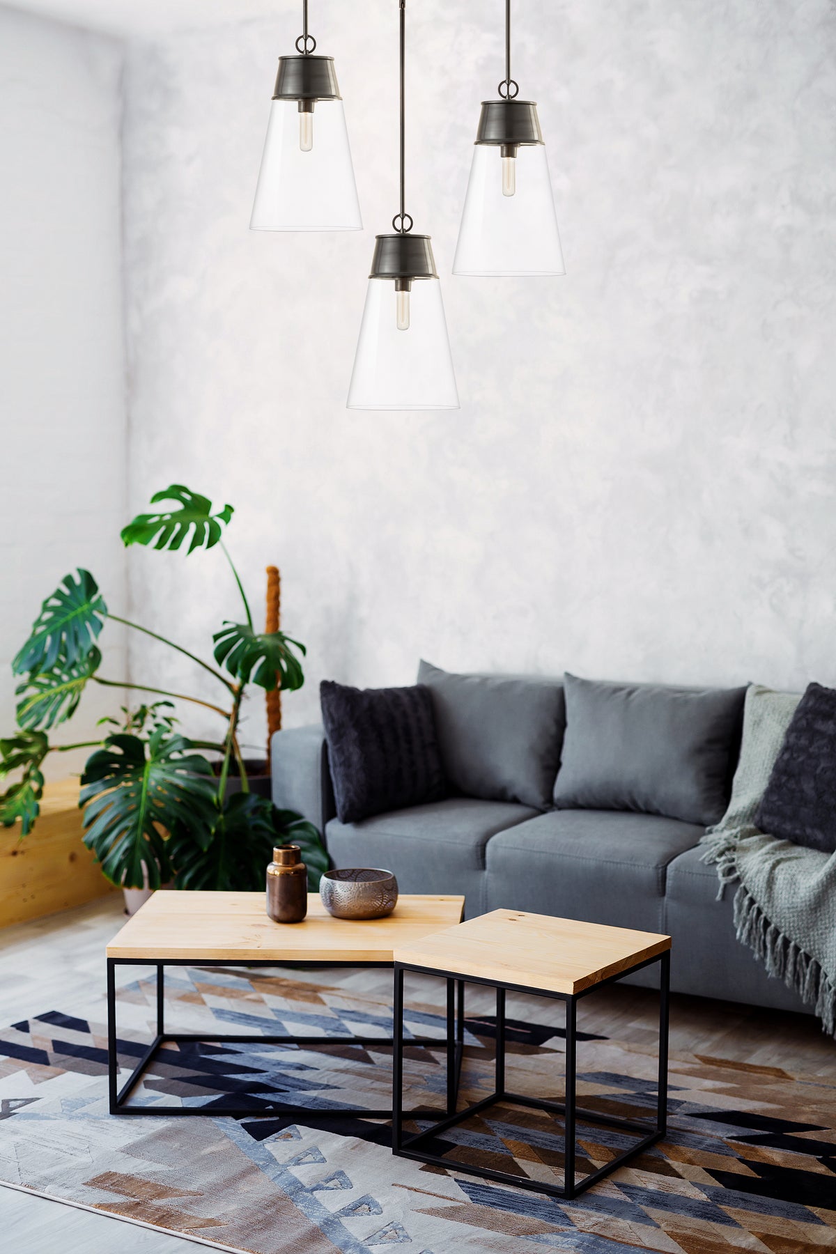 Suspension Wentworth Bronze plaqué – vue 2