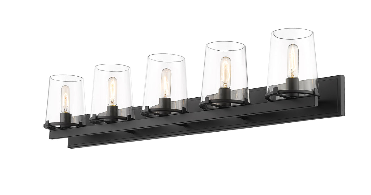 Luminaire de vanité Callista Noir mat, 47" – vue 5