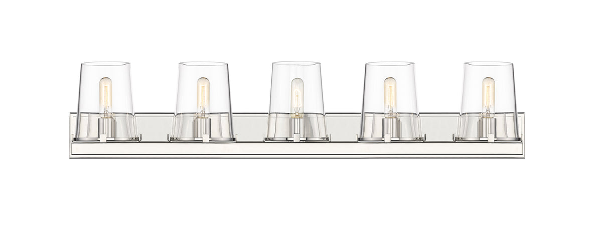 Luminaire de vanité Callista Nickel poli, 47" – vue 4