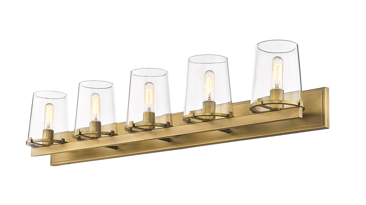 Luminaire de vanité Callista Laiton frotté, 47" – vue 4