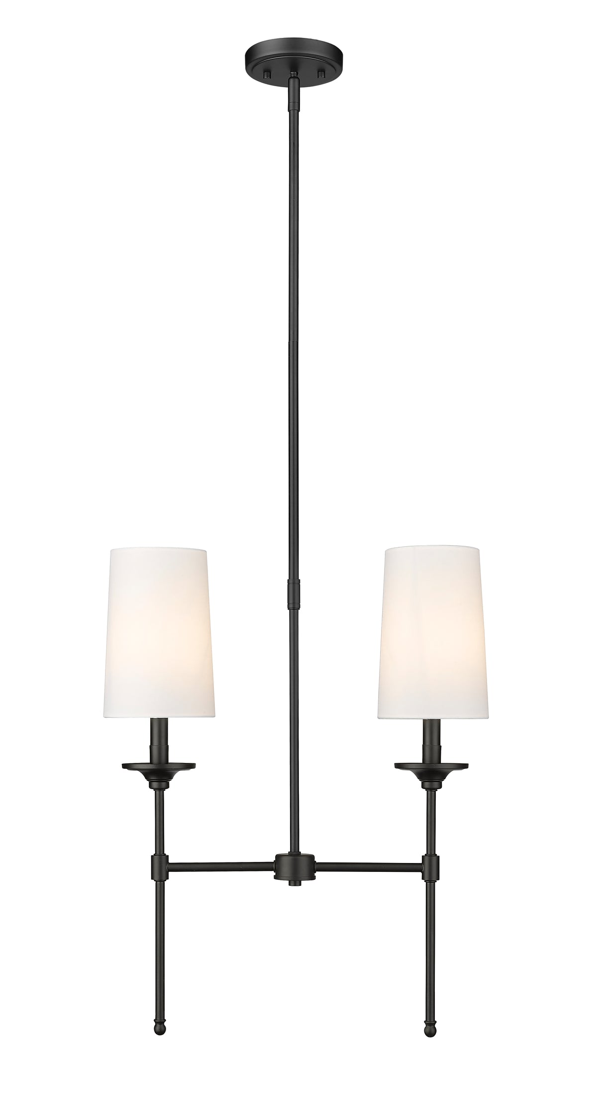 Lustre linéaire Emily Noir mat – vue 4