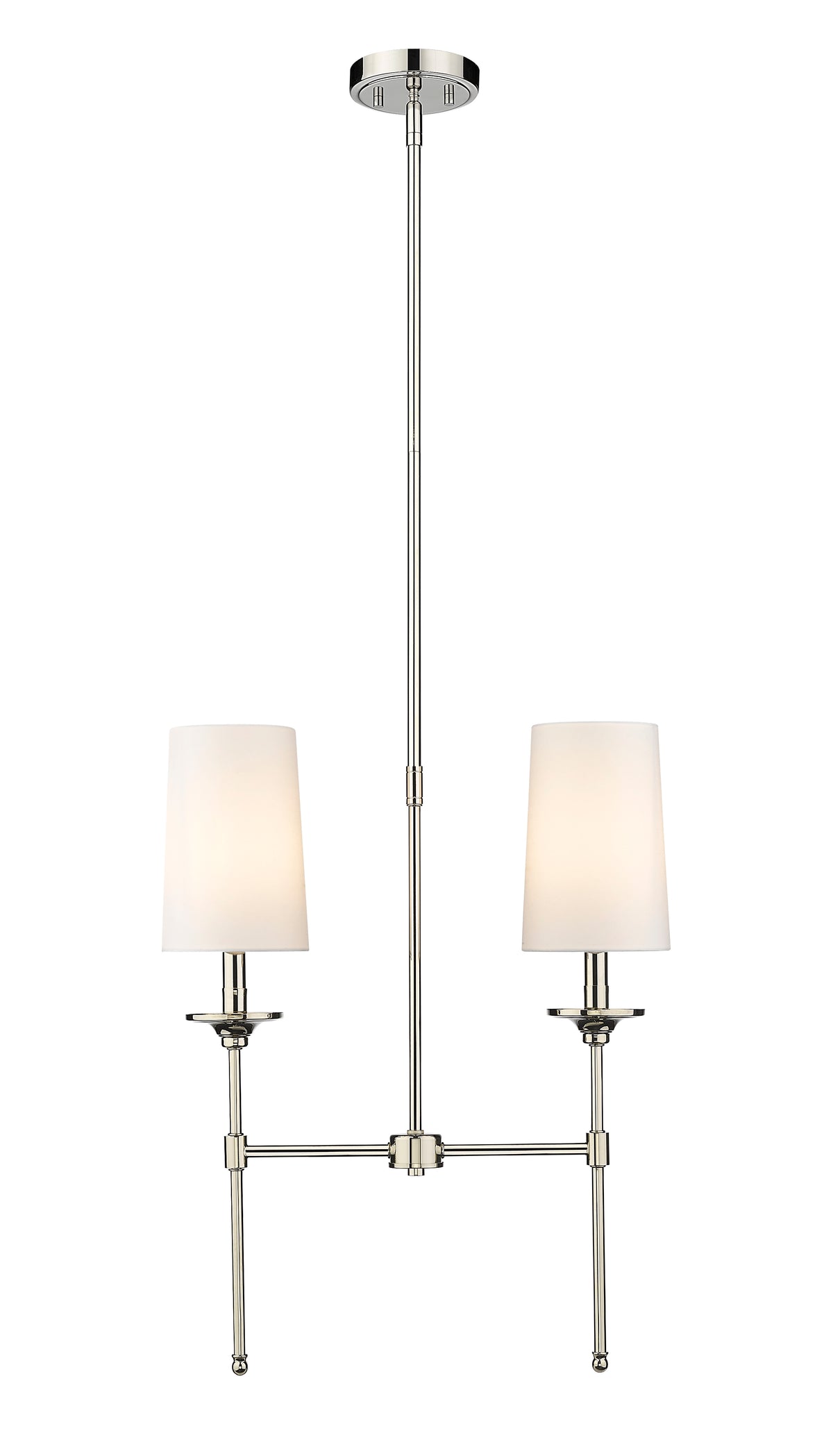 Lustre linéaire Emily Nickel poli – vue 4