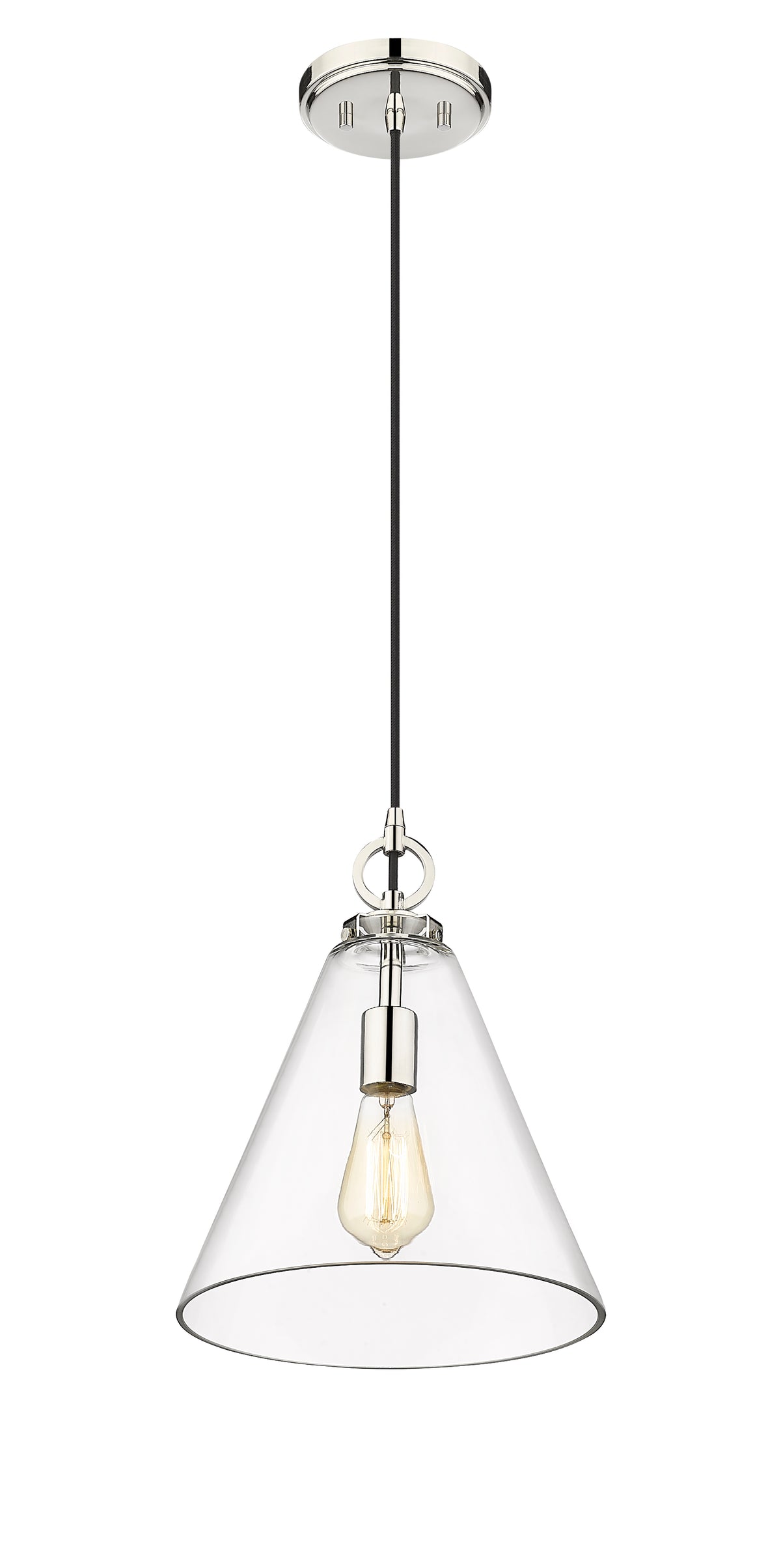 Suspension Harper Nickel poli – vue 5