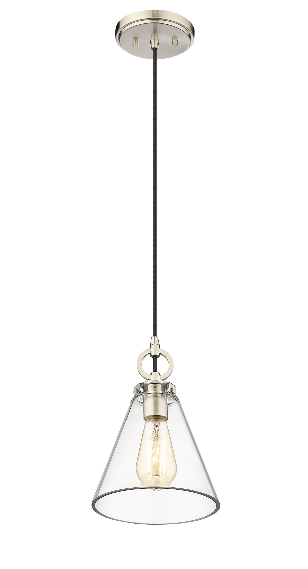 Mini-suspension Harper Nickel brossé – vue 5