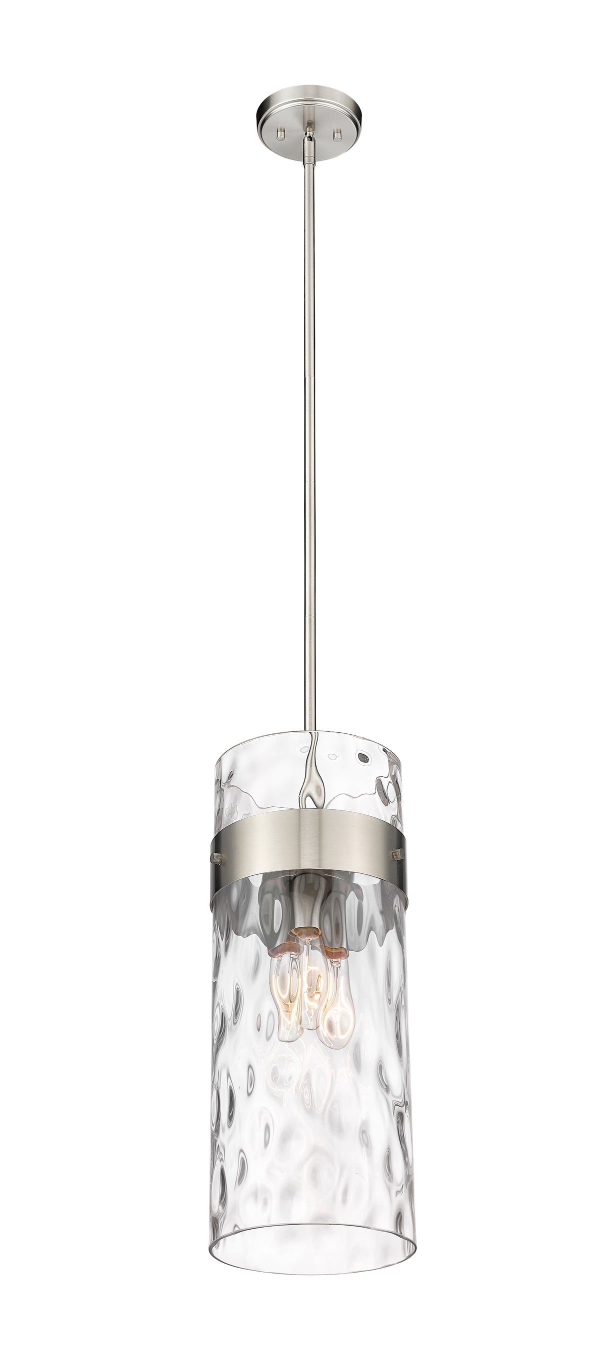 Mini-suspension Fontaine Tige, Nickel brossé, 9" – vue 5
